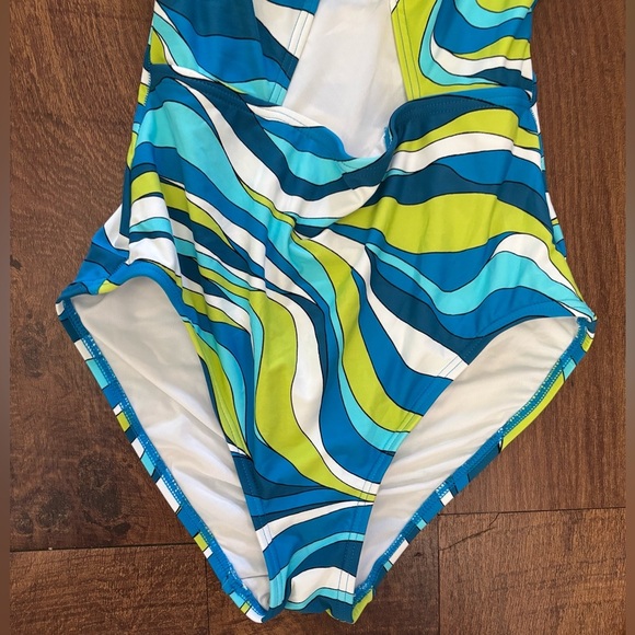 Michael kors women’s one 1 piece bathing swim suit Sz 8 - Picture 4 of 8